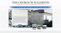 Desktop Screenshot of churchinfullerton.org